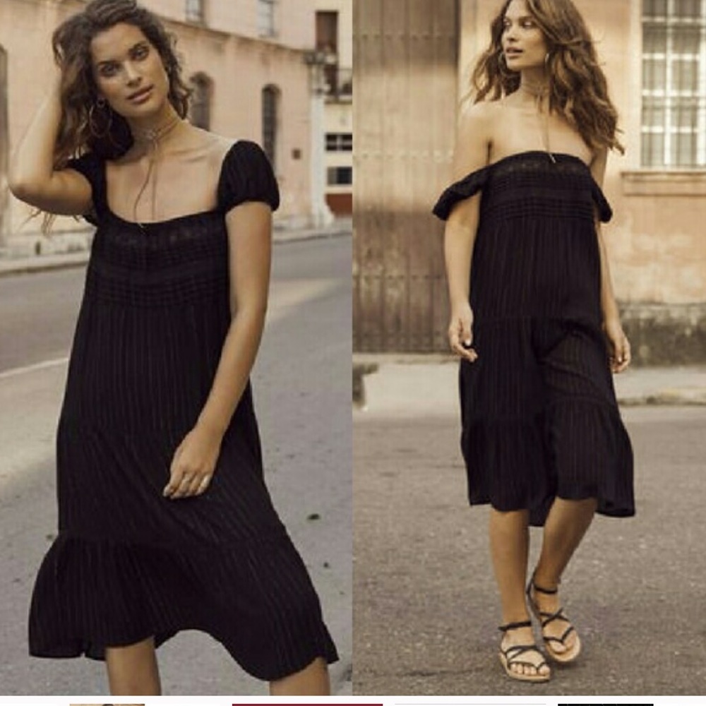 NWT auguste isabella day dress black lure (6)
